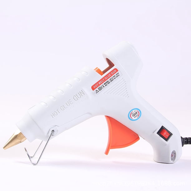 Pistola de pegamento termofusible, pistola de pegamento de múltiples potencias y multicolor, barra de pegamento de 7 mm y 11 mm, pistola de pegamento termofusible manual
