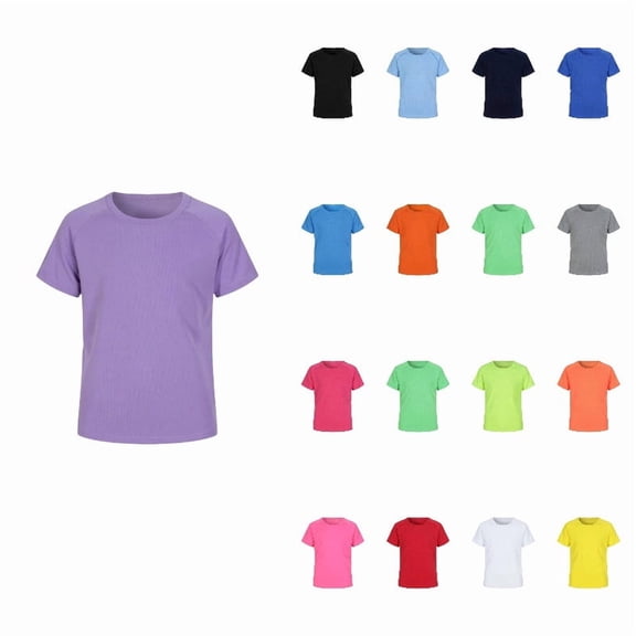 Boys Rash Guard Swim Shirt Short Sleeve Sun Tops for Toddler Kids Youth Outdoor Summer Wear
