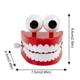 thumbnail image 3 of Jouet à Bille à Remonter Dents Hachoir Plastique Rouge Accessoires avec Yeux Jouets à Remonter Jouets à Dents Jouet à Dents à Remonter pour Fête Noël Halloween, 3 of 9
