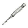 thumbnail image 1 of Unique Bargains M3 x 0.5 Uncoated High Speed Steel Combination Drill Tap Bit 2.64' Length, 1 of 6