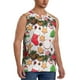 thumbnail image 2 of Balery Christmas Gingerbread Cookies Camisetas sin mangas para hombre, absorbe la humedad y protege contra el mal olor.-Medium, 2 of 7