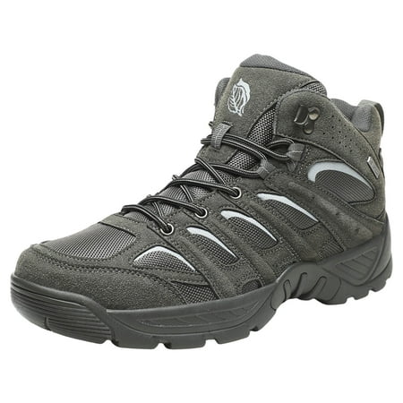 

SZXZYGS Men Shoes Men Sports Shoes Fashion New Pattern Simple Solid Color Mountaineering Shoes Thick Sole Comfortable Lace Up Non Slip Casual Shoes
