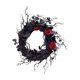 thumbnail image 2 of Guirnalda de Halloween, ambiente espeluznante, adorno de 14 pulgadas para decoraciones de puertas navideñas, colgante de pared para fiestas Macarena Guirnalda de puerta, 2 of 8