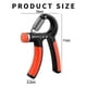 thumbnail image 5 of Grip Strength Trainer (adjustable), Hand Grip Strengthener, Forearm Exerciser, Finger Strengthener Trainer , Wrist Forearm Grip Workout - Home Gym Exe, 5 of 5
