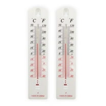 Indoor Outdoor Wall Thermometer Accurate Temperature Gauge for Home Office Garden Easy to Read Dual Functionality 2 Pack