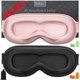 thumbnail image 1 of wonima11 BeeVines Sleep Mask, 2 Pack 100% Blackout Masks for Sleep 3D Eye Mask for Women Men, Zero Eye Pressure Sleeping Mask for Side Sleepers, Shade Cover Includes Travel Pouch (001 Black & Pink), 1 of 1