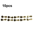 thumbnail image 1 of 10 Pcs Lame d'Hélice de Pêche Turbo Essoreuse style Popper Or, 1 of 10