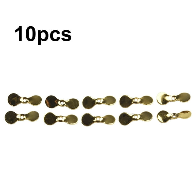 10 Pcs Lame d'Hélice de Pêche Turbo Essoreuse style Popper Or