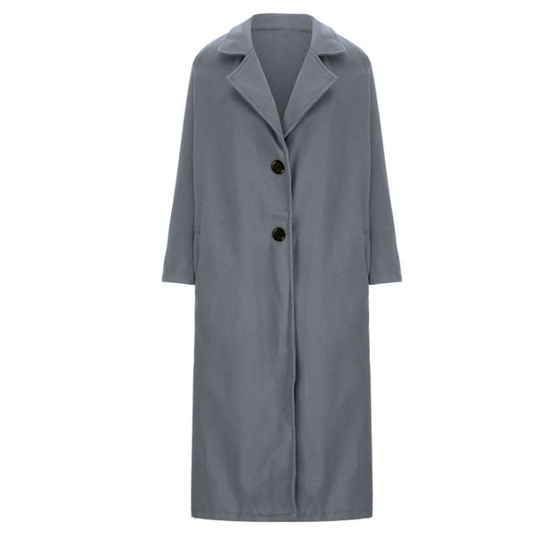 ShomPort Trench Coats for Women Winter Fashion Lapel Collar