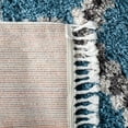 thumbnail image 6 of SAFAVIEH Morocco Juniper Geometric Area Rug, Blue/Gray, 6'7" x 6'7" Round, 6 of 7