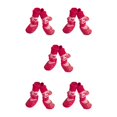 thumbnail image 3 of Methold 4 piezas de zapatos reflectantes para mascotas, botas de lluvia para la nieve, conjunto de calcetines antideslizantes, medias de buena Type2 NO2, 3 of 6