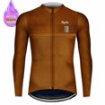 thumbnail image 3 of Conjunto de maillot de ciclismo Raplia Pro Team para hombre, manga larga, térmico, polar, para bicicleta de montaña y carretera, 3 of 5