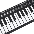 thumbnail image 3 of Piano Enrollable Piano enrollable portátil plegable, 49 teclas, teclado suave de silicona, órgano electrónico, 3 of 6
