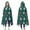 Dark Green Christmas, variant on Wearable Blanket,Dark Christmas Tree and Gift Pattern Hooded Wearable Flannel Blanket for Adults & Teens,Winter Poncho Shawl Wrap Cape Cozy Anti-Pill,50"x60"