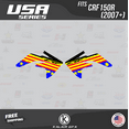 thumbnail image 2 of Kalair GFX Graphics Kit for Honda CRF150R (2007-2023) Usa Series, 2 of 5