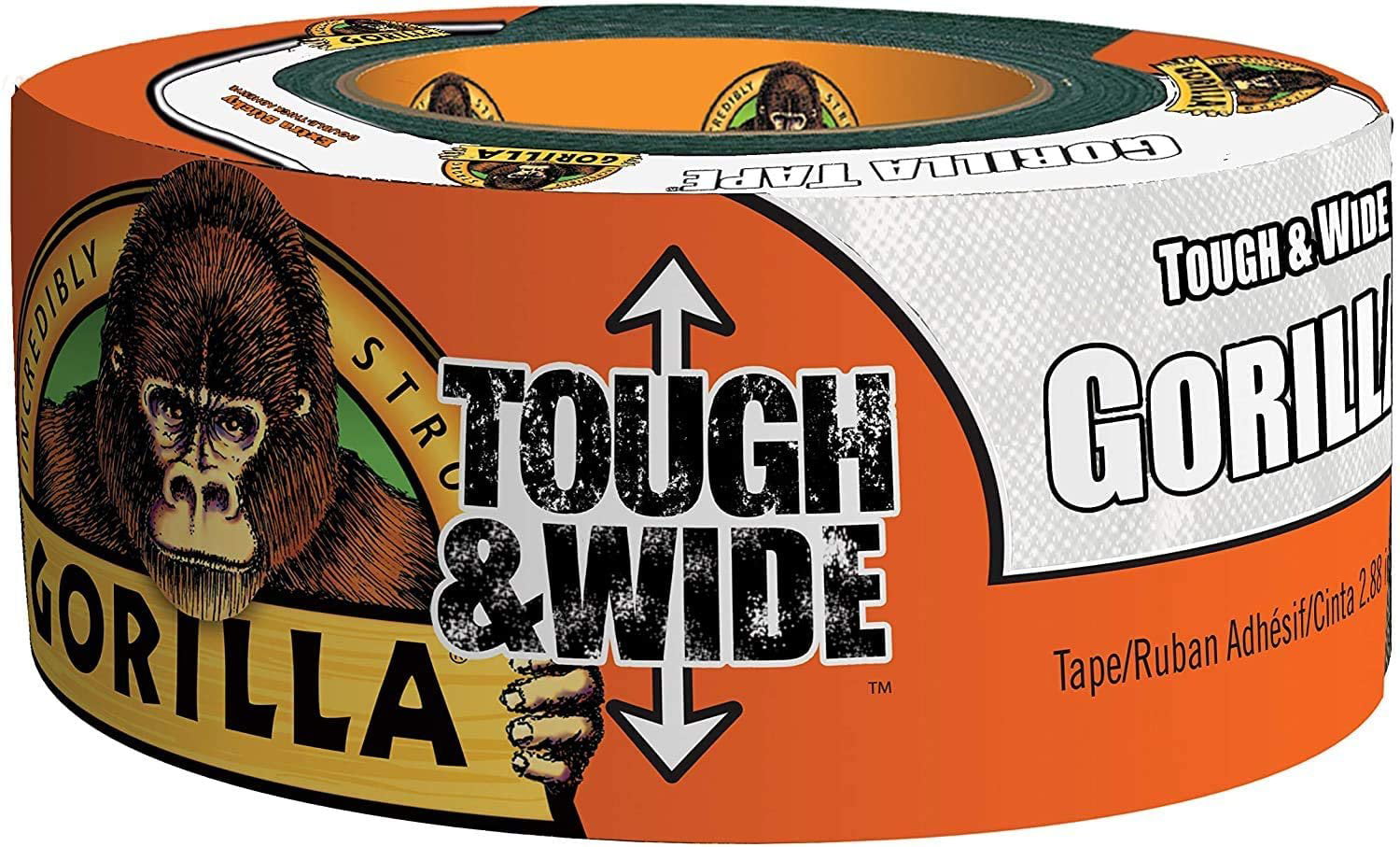 Gorilla Black Tough & Wide Duct Tape 2.88" x 30 yd Pack of 1 Black 