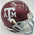 thumbnail image 3 of John David Crow & Johnny Manziel Autographed Texas A&M Aggies Maroon Auth Mini Helmet "57 Heisman" #198/240 PSA/DNA #U30470, 3 of 5