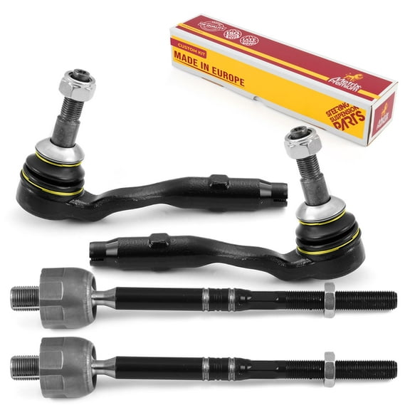 Metrix Premium Chassis Parts - 4 PC Inner & Outer Tie Rod End Kit Fits 13-19 BMW 650i xDrive Gran Coupe, 13-15 740Li xDrive, 17-20 Rolls-Royce Dawn, EV800923, ES800914, ES800915