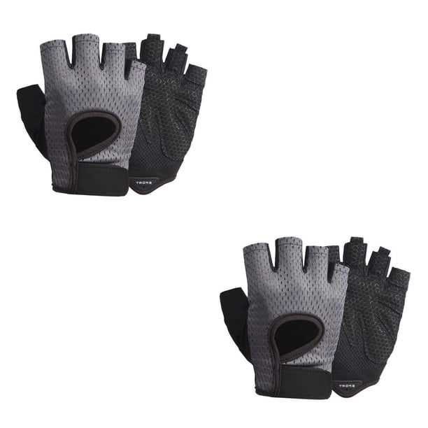 Sonducket 1 par de guantes deportivos al aire libre otoño absorción de golpes mitones elásticos cómodos mitones de protección Protector de manos gris Gris S 2piezas Sonducket CBP437766