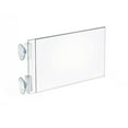 thumbnail image 3 of Two-Sided Acrylic Sign Holder With Suction Cup Grippers 8.5"W X 5.5"H, 10-Pack, 3 of 4