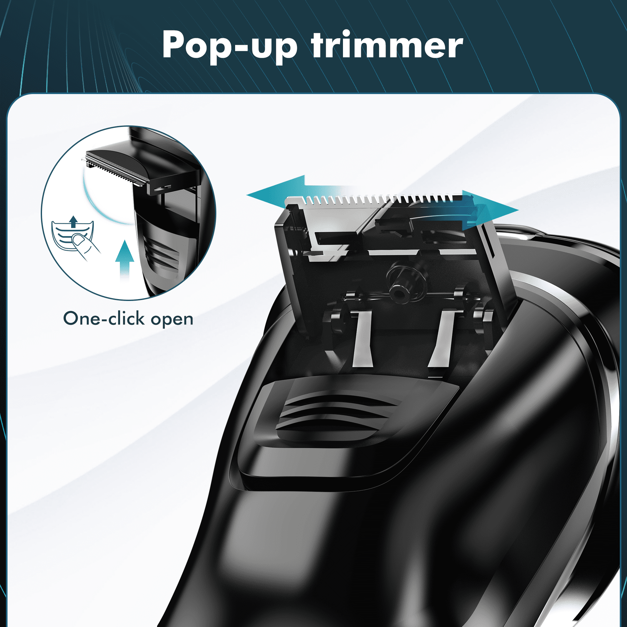 VIIWII Rotary Electric Razor for Men, Wet & Dry Waterproof Shaver with Pop-Up Trimmer, USB Fast Charging, Cordless Travel Razor