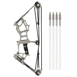 AMEYXGS Compound Bow Arrow Set for Outdoor Shooting Practice Games Mini  Crossbow Toy-S