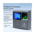 thumbnail image 2 of Portable Mini Attendence Machine Fingerprint Scanner RFID Access Control System Time Absence Recorder Machine for Office School ,Easy Operate, 2 of 6