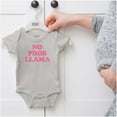 thumbnail image 5 of No Problama Llama Alpaca Cute Funny Romper Boys or Girls Infant Baby Brisco Brands 18M, 5 of 6