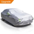 thumbnail image 2 of MATCC Car Cover Waterproof Heavy Duty Car Covers, Upgraded UV Protection Outdoor for All Weather Windproof/Dustproof/Scratch Resistant Full Car Cover Silver Up to 185''(185''L x 70''W x 60''H), 2 of 10
