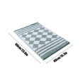 thumbnail image 4 of InsCrazy Bathroom Rugs Concise Style Floor Mats Non-Slip Bathroom Absorbent Thick Floor Mats Bathroom Foot Mats Entrance Flocking Bedroom Mats 17" x 24", 4 of 7