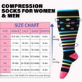 thumbnail image 5 of UNEEI 3 Pairs Wide Calf Compression Socks for Women and Men,Plus Size Knee High Support Stockings for Circulation,Nurses,Travel and Daily Wear,Size 5XL, 5 of 8