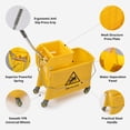 thumbnail image 2 of Cubeta para trapeador Wajeehaa de 22 qt con exprimidor y ruedas, color amarillo, 2 of 7