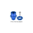 thumbnail image 3 of Uxcell Wheel Hex Hub Adapter with M4 Threaded Axle,12mm to 17mm for 1/10 RC Car Upgrade 1/8 Tires (Navy Blue), 3 of 6