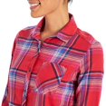 thumbnail image 2 of Orvis Ladies' Stretch Flannel Shirt - Red Large, 2 of 5