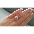 thumbnail image 6 of HeartsAndYou 3ct Natural Peach Morganite Bridal Set Engagement Ring 100% 14k SOLID Rose Gold, 6 of 9