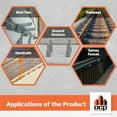 thumbnail image 3 of DCP Quickmast Anchor E Concrete Anchoring Epoxy - Two-Part, Dual Cartridge, Fast-Setting Epoxy System for Rebar, Threaded Rods, Crack Repair - Strong Bond, 3 of 8