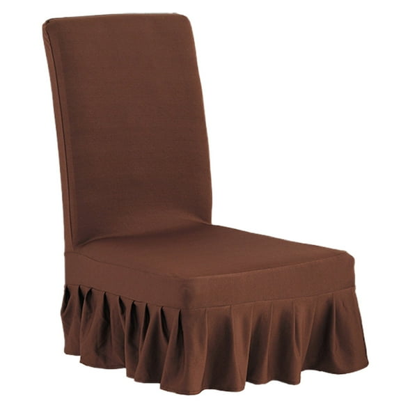 MOQIN Chair Covers for Dining Room - Stretch Chair Slipcovers for Decorative Seat Protector Armless Removable Washable Elastic Dinner Universal for Home Party Hotel Wedding Ceremony