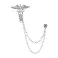 thumbnail image 2 of Broche de ángel jinwen Broche de traje con cadena Broche de cadena de joyería para hombre Traje de solapa para hombre, 2 of 8