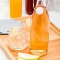 thumbnail image 4 of Restaurantware-17 Ounce Swing Top Glass Bottles, 10 Airtight Seal Glass Bottles With Swing Top Lids - Medium, Resealable, Clear Bottle, For Sodas, Kombuchas, Juices, 4 of 4