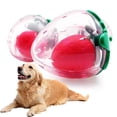 thumbnail image 4 of Juguete para perros de razas pequeñas y medianas en botella de plástico. Bonito juguete con forma de fresa. Artículos para mascotas. Pack de juguetes chirriantes para perros., 4 of 8