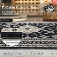 thumbnail image 5 of Haperlare Machine Washable Rugs Vintage Distressed Area Rugs for Bedroom Non Shedding Family Room Black 9'x12' Carpet, 5 of 7