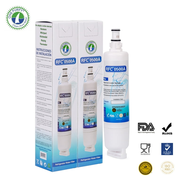 AFC Brand Model #AFC-RF-W1, Compatible to Kenmore 46-9085 Refrigerator Water Filter (1PK) Made by AFC. Made in U.S.A.