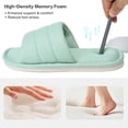 thumbnail image 4 of Ecetana Slippers for Women Open Toe Slippers Memory Foam Slip On Bedroom Slippers Indoor House Shoes, 4 of 7