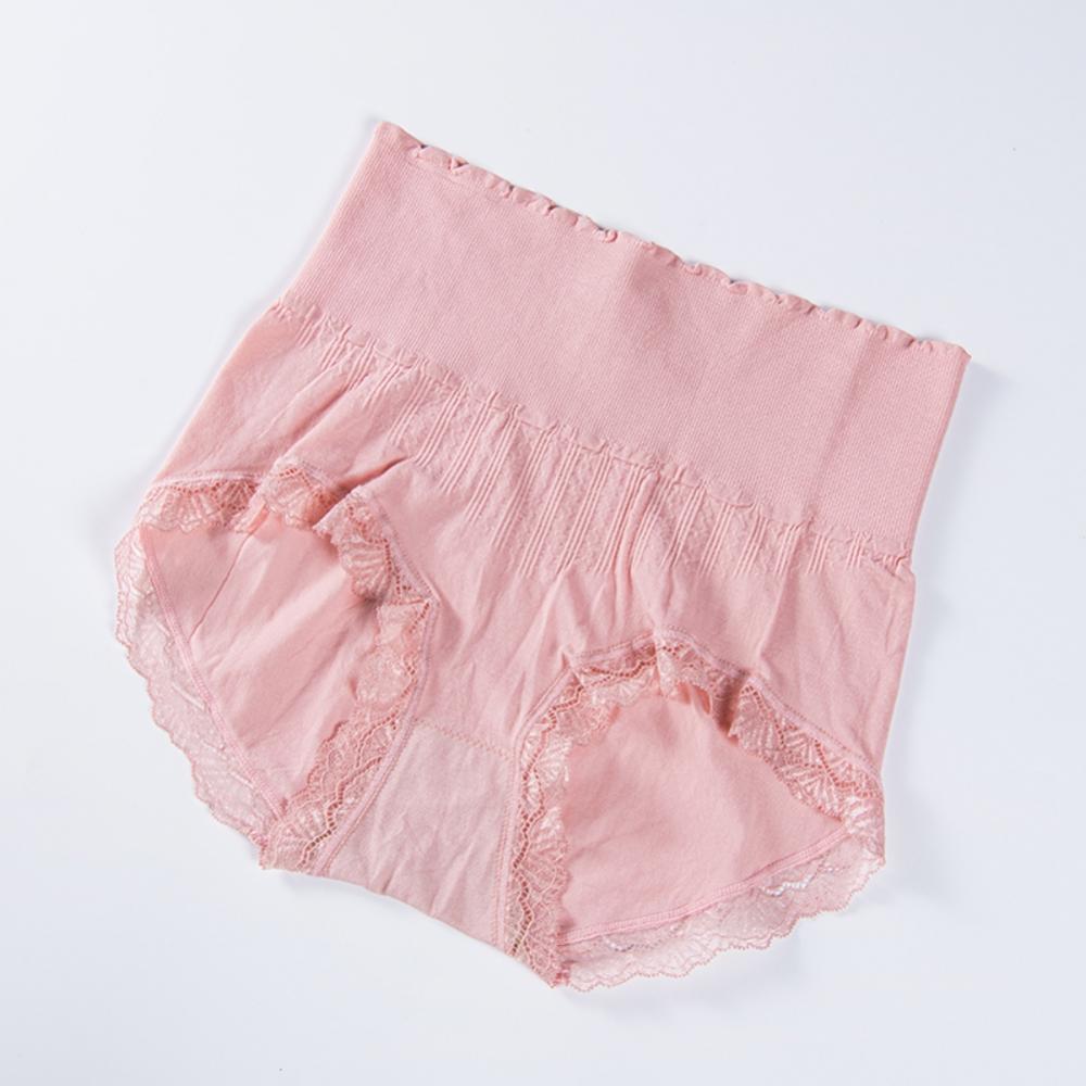Lace Trim Panties,Women Briefs,High Waist Briefs,Full Coverage Panties