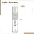 thumbnail image 4 of 200PCS 3ml Spray Bottles, Mini Clear Glass Perfume Bottles, Portable Refillable Spray Containers, Fine Mist Spray Empty Essential Oil Spray Bottles, Fragrance Sample Atomizer for Home Travel, 4 of 5
