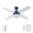 thumbnail image 1 of Prominence Home Ventilateur de Plafond Atlas LED 44 Pouces avec Lumière, Télécommande et 4 Pales, Bleu, 1 of 12