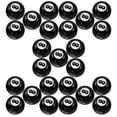 thumbnail image 2 of Black Acrylic Beads for DIY Jewelry Making Smooth Surface Delicate Appearance 50pcs, 2 of 10