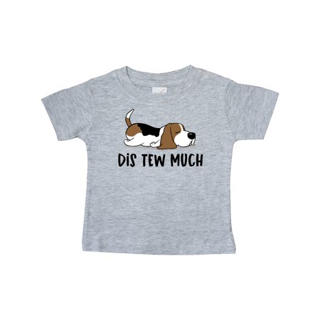 

Inktastic Napping Dis Tew Much Hound Dog Gift Baby Boy or Baby Girl T-Shirt