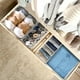 thumbnail image 5 of Organizador de cajones Simple Houseware plegable, juego de 12 unidades, color gris, 5 of 9