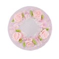 thumbnail image 3 of 2 Pcs Black/Pink Blossom Ballet Hair Net Lace Invisible Mesh Dash Adult Child Hair Pan Professional Wedding Party, 3 of 5